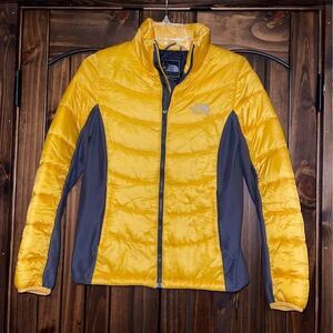 Small The North Face Women’s Hybrid Puffer Jacket Yellow